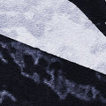 Artzy Stripes, Blue Mural Wallpaper - room preview 04