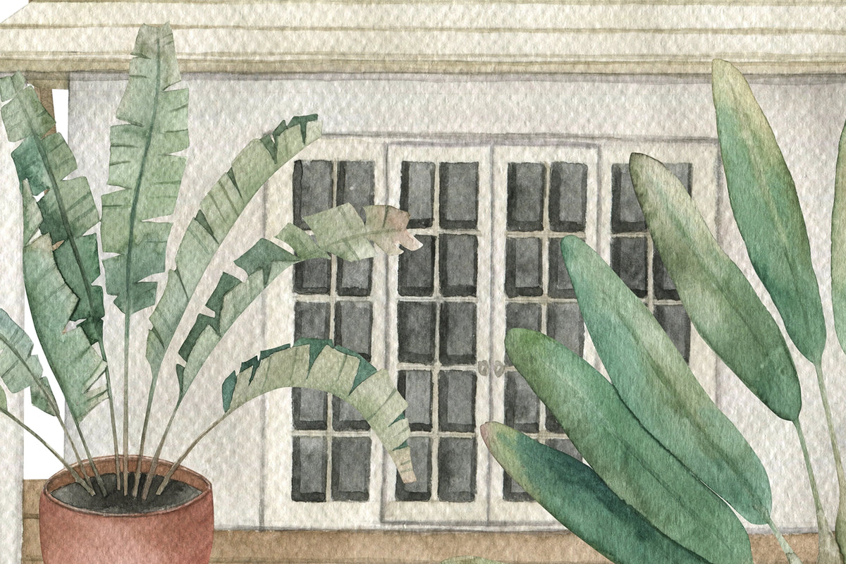 Palm Residence, Day Mural Wallpaper - room preview 04