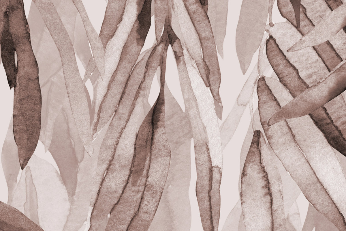 Hanging Branches, Rust Mural Wallpaper - room preview 04