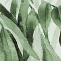 Hanging Branches, Solid Green Mural Wallpaper - room preview 04