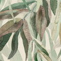 Hanging Branches, Warm Green Mural Wallpaper - room preview 04