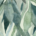 Hanging Branches, Silver Green Mural Wallpaper - room preview 04