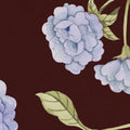 Peony Bloom, Burgundy Mural Wallpaper - room preview 04