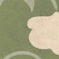 Folk Flower, Green Mural Wallpaper - room preview 04