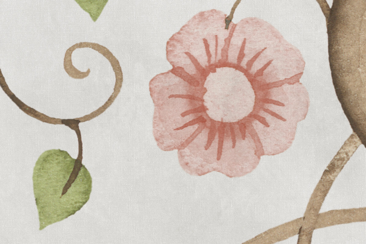 Big Poem, Pink Mural Wallpaper - room preview 04