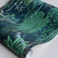 Madagascar, Teal Mural Wallpaper - room preview 04