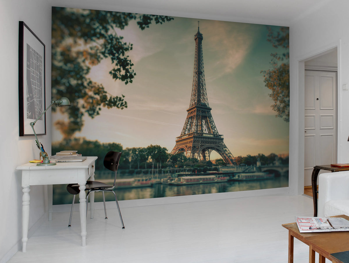 Paris Mural Wallpaper - room preview 04