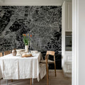 Map of NY Mural Wallpaper - room preview 04
