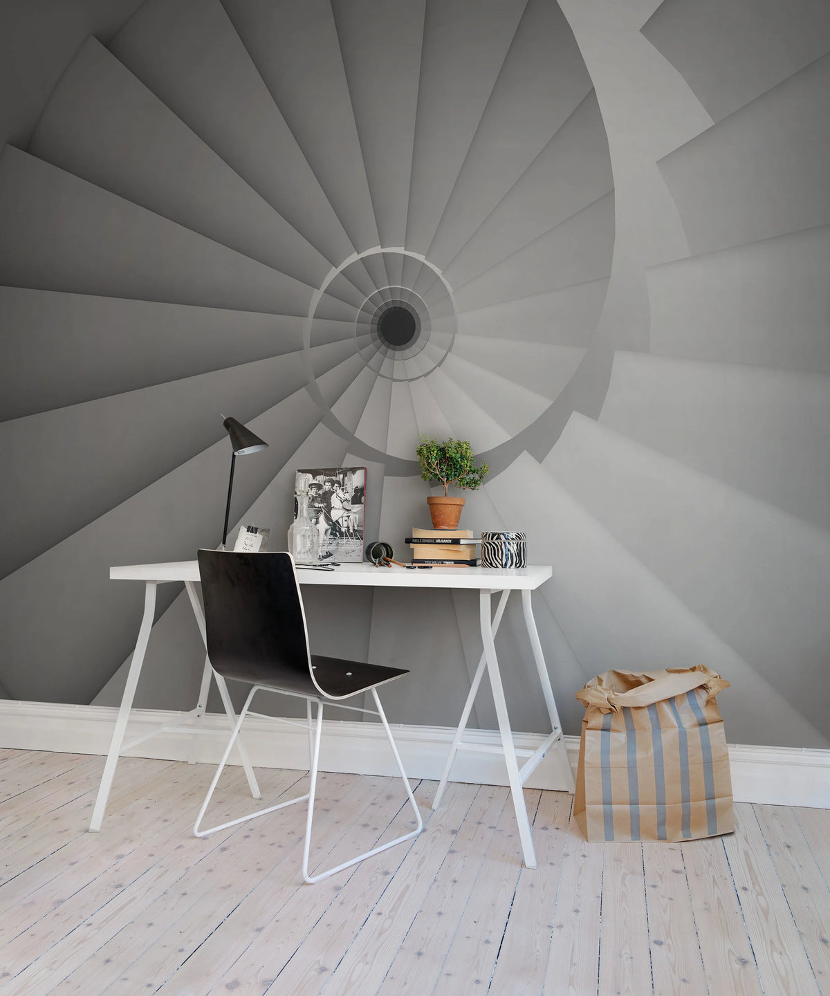 Ratio Mural Wallpaper - room preview 04