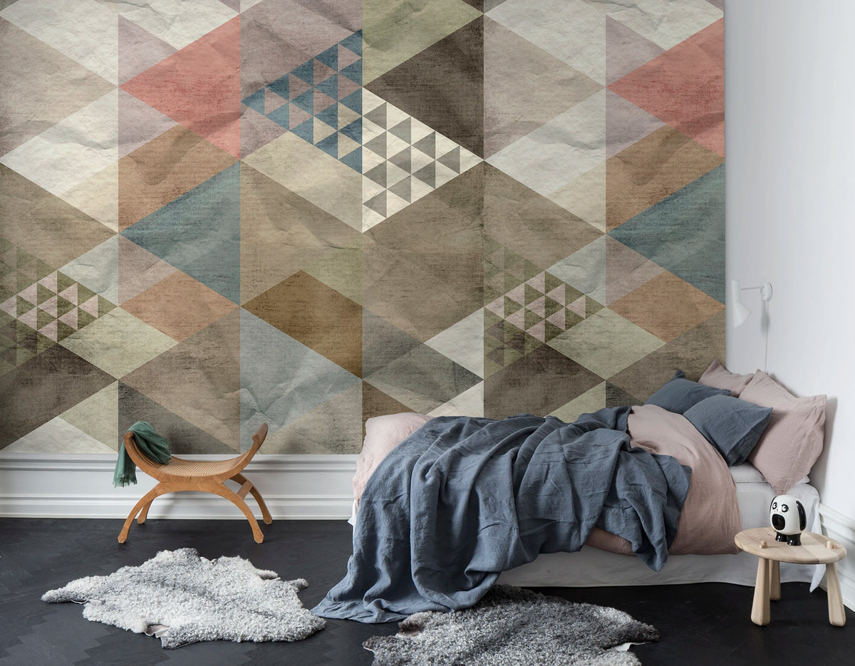 Quadrangle Mural Wallpaper - room preview 04