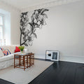 Springtime, Black&white Mural Wallpaper - room preview 04