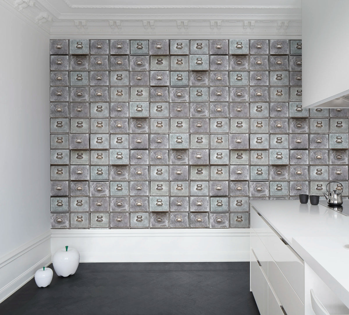 Archive Mural Wallpaper - room preview 04