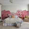 Bellewood, Crimson Toile Mural Wallpaper - room preview 04