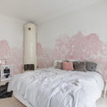 Bellewood, Pink Mural Wallpaper - room preview 04