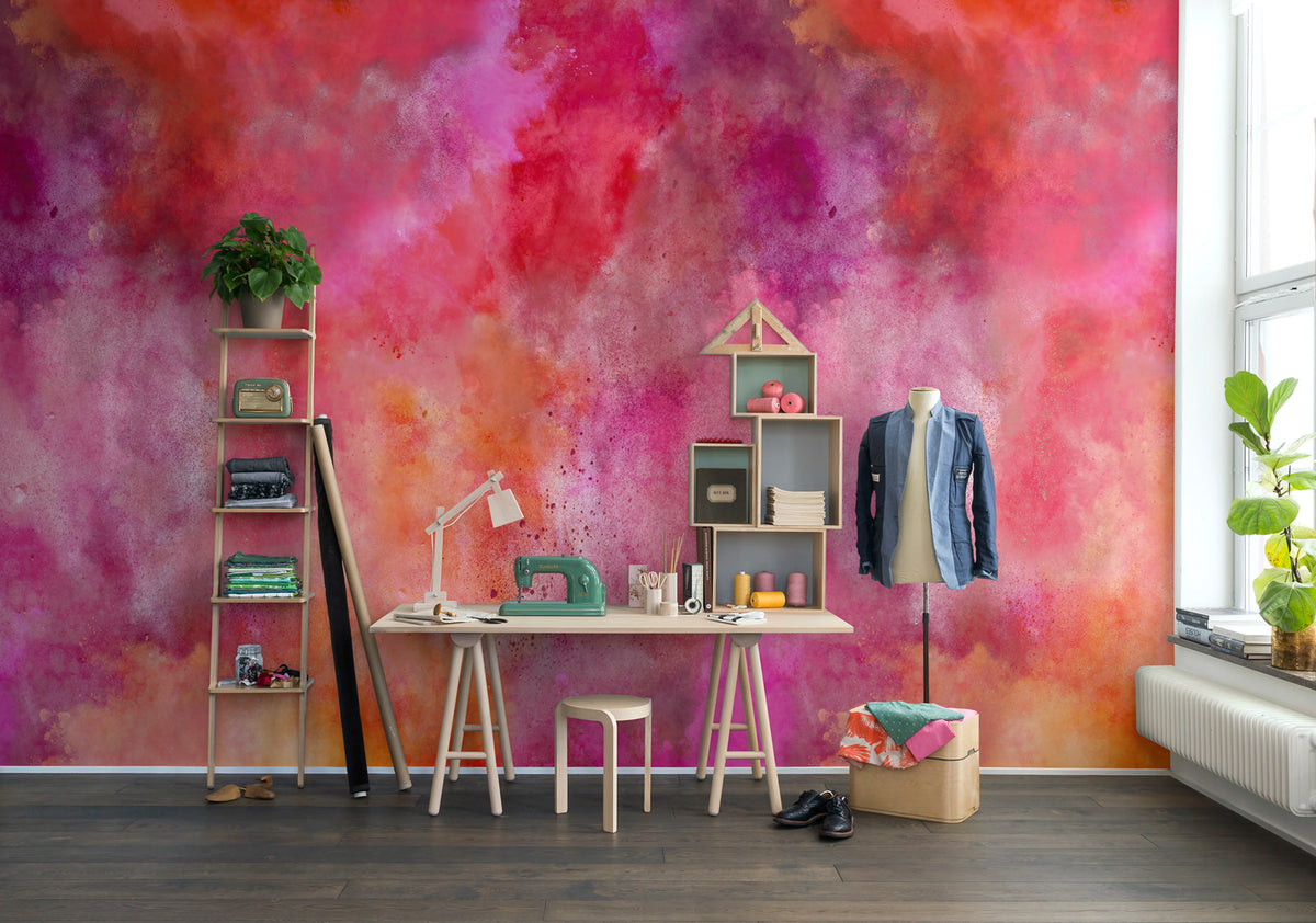 Color Clouds, Chili Mural Wallpaper - room preview 04