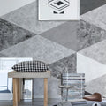 Geometric Marble Mural Wallpaper - room preview 04