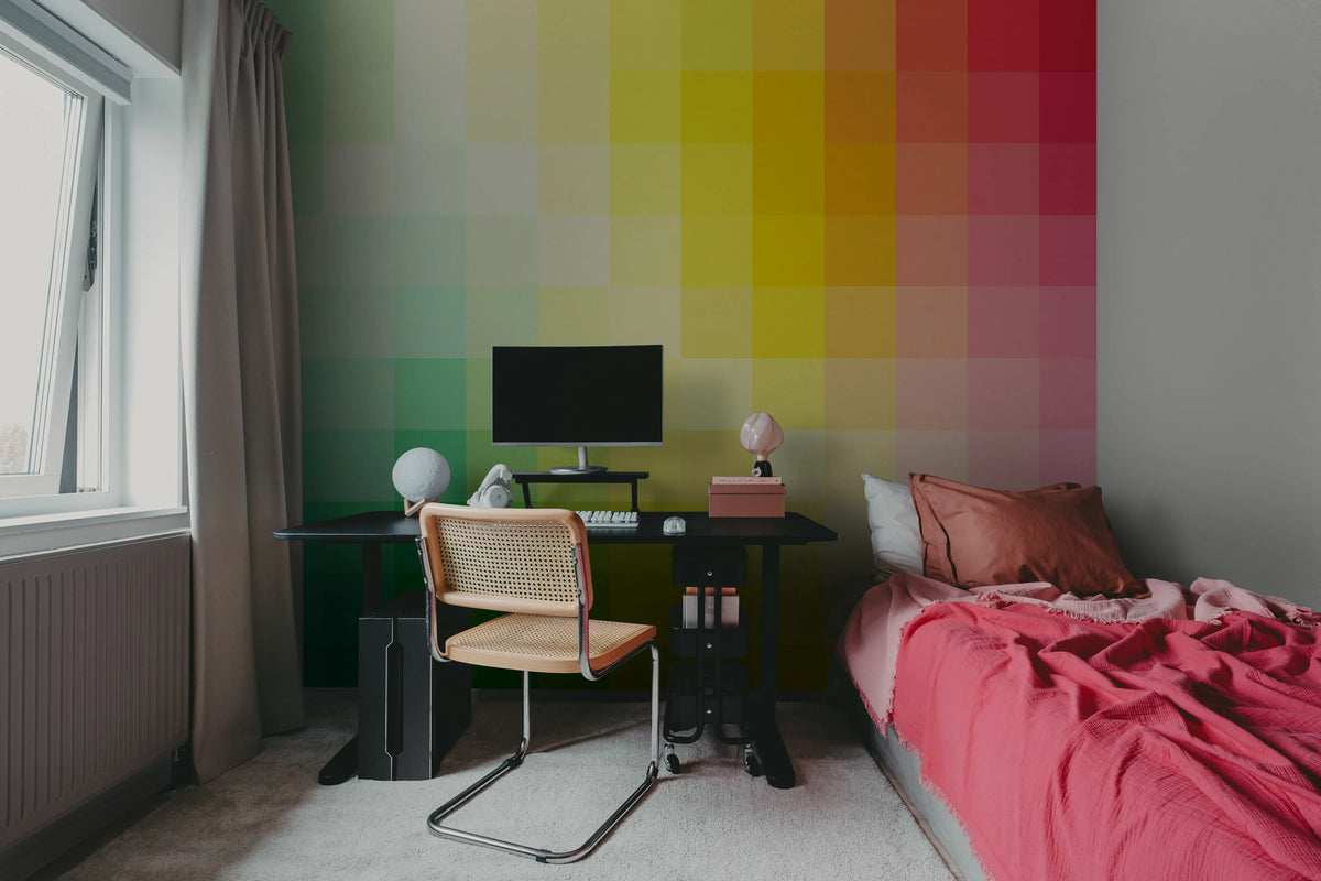 Colour Tones Mural Wallpaper - room preview 04