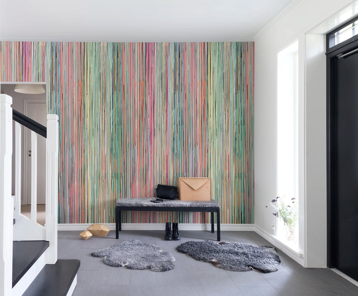 Colour Stream Mural Wallpaper - room preview 04