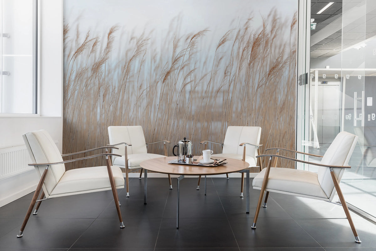 Swaying Reed Mural Wallpaper - room preview 04