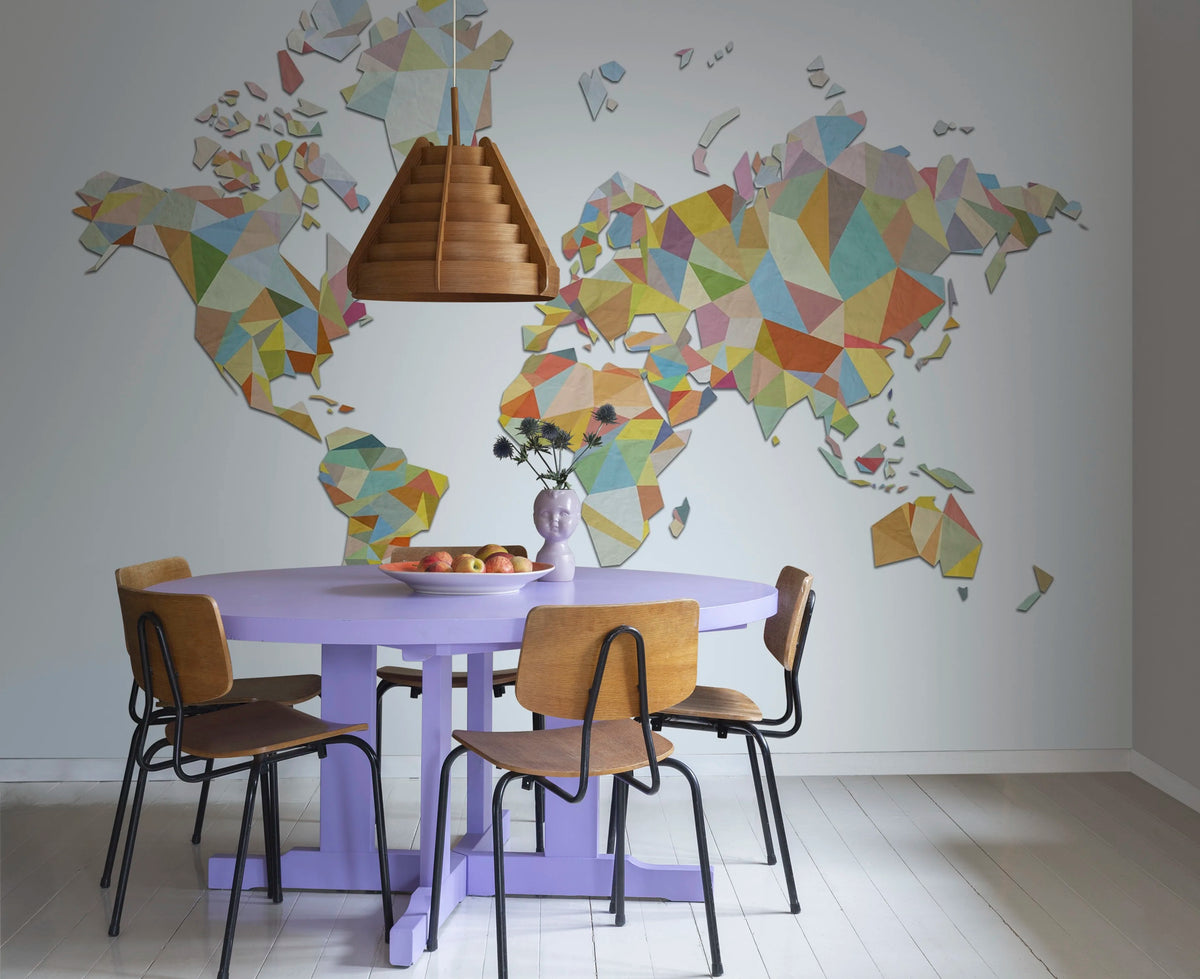 Triangle Land Mural Wallpaper - room preview 04