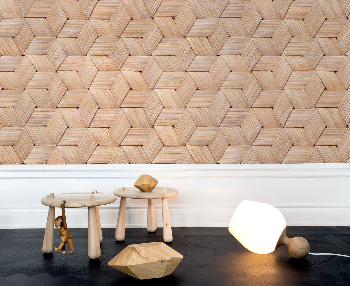 Birch Bark Braids Mural Wallpaper - room preview 04