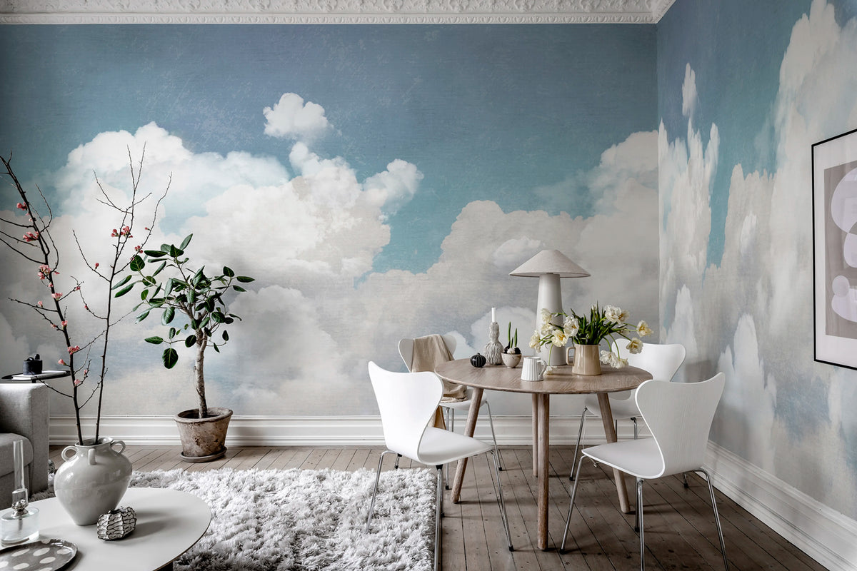 Cuddle Clouds Mural Wallpaper - room preview 04
