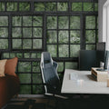 Perspective Jardin, Noir Mural Wallpaper - room preview 04