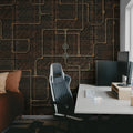 Pipework Oxidation Mural Wallpaper - room preview 04