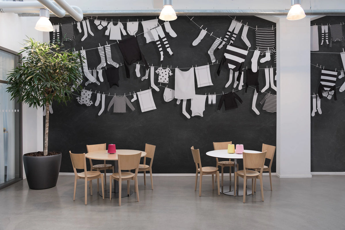 Laundry Day Mural Wallpaper - room preview 04