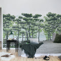 The Enchanted Forest, Daylight Mural Wallpaper - room preview 04