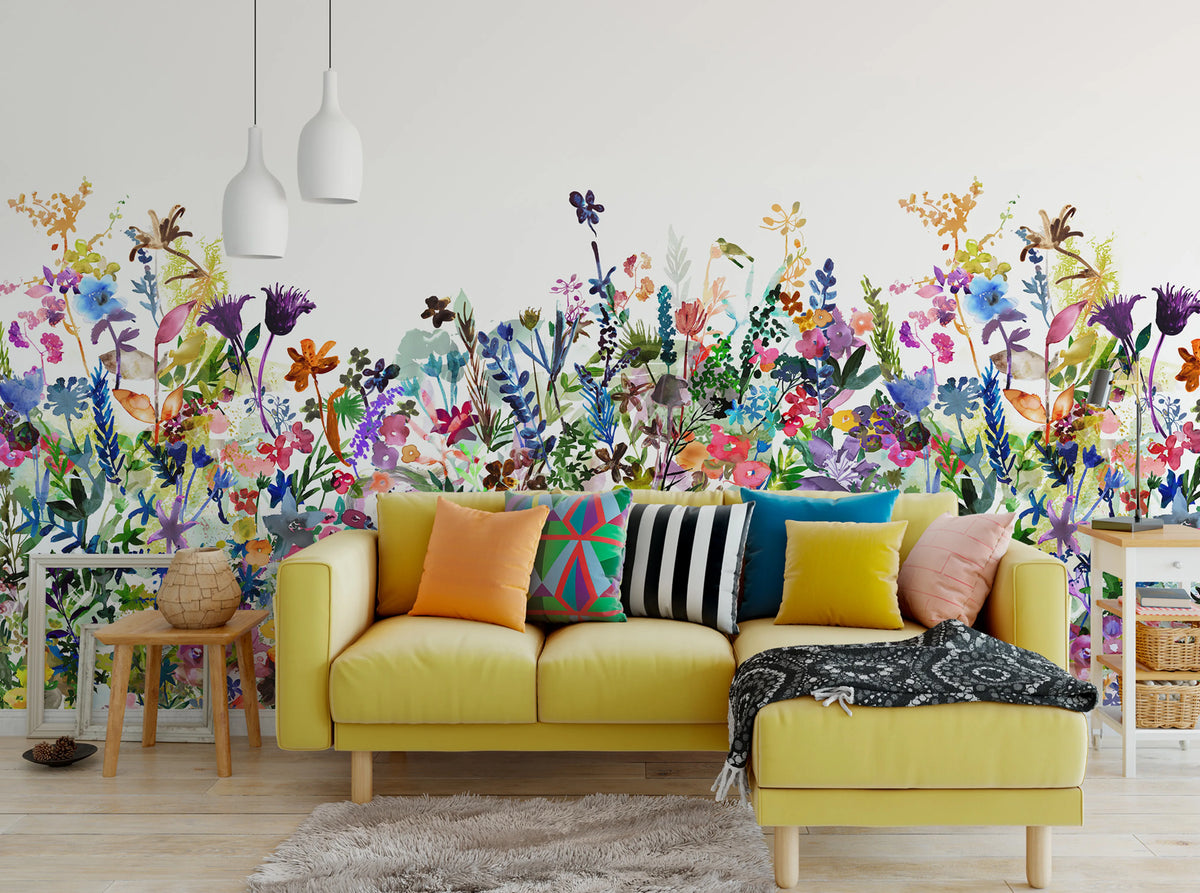May Meadow Mural Wallpaper - room preview 04