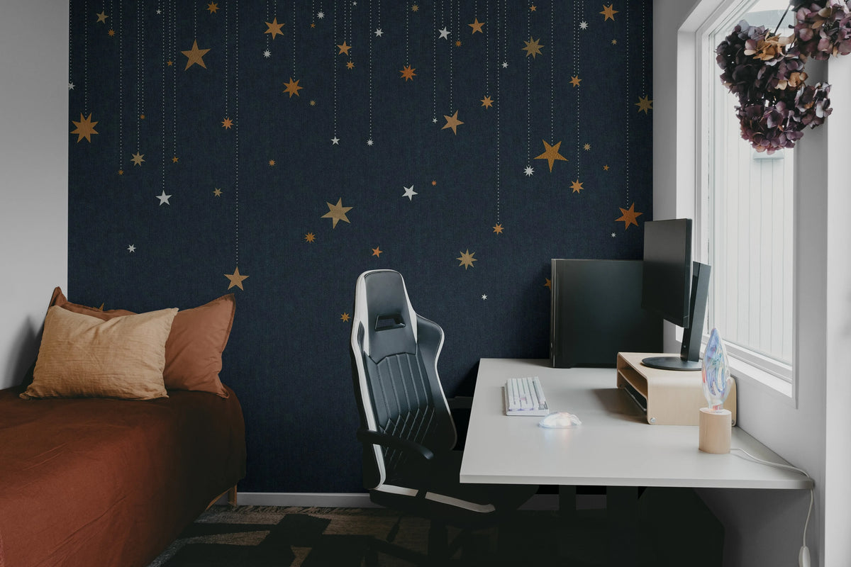 Stargazing Mural Wallpaper - room preview 04