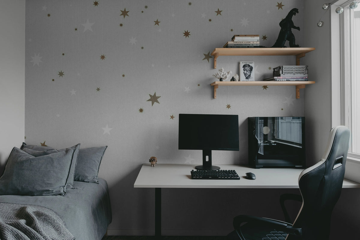 Stargazing, Dusk Mural Wallpaper - room preview 04