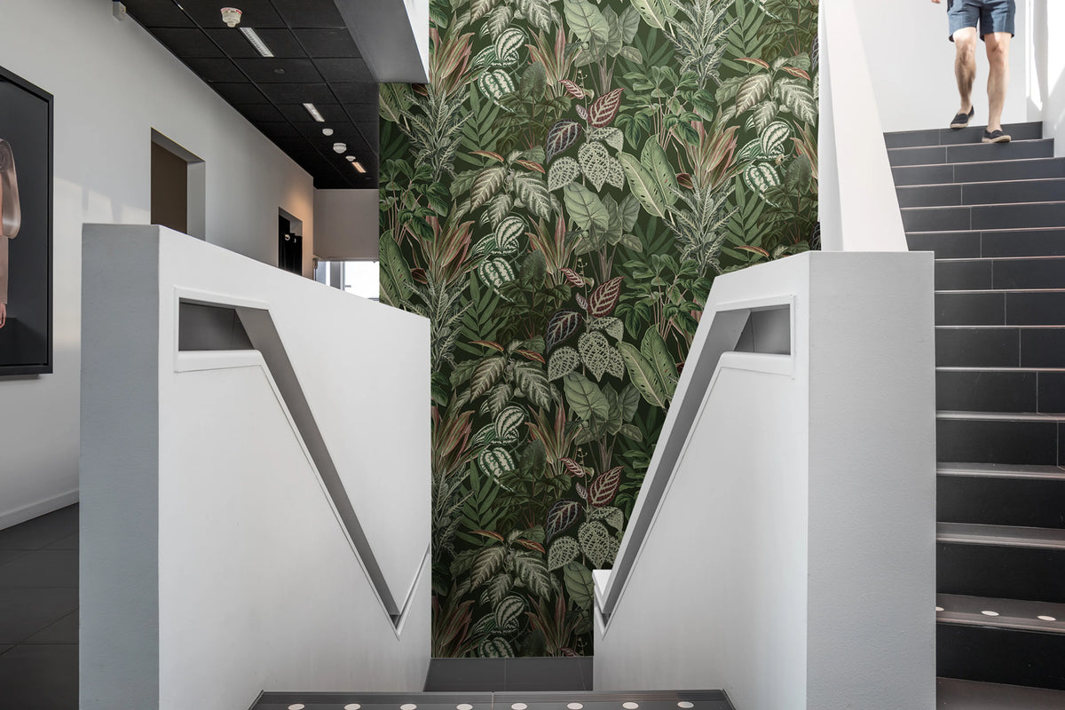 Mischievous Monkeys, Lush Mural Wallpaper - room preview 04