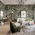 Mischievous Monkeys, Pastel Pink Mural Wallpaper - room preview 04