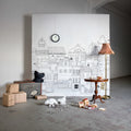 London Houses Mural Wallpaper - room preview 04