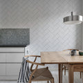 Fishbone Tiles Mural Wallpaper - room preview 04