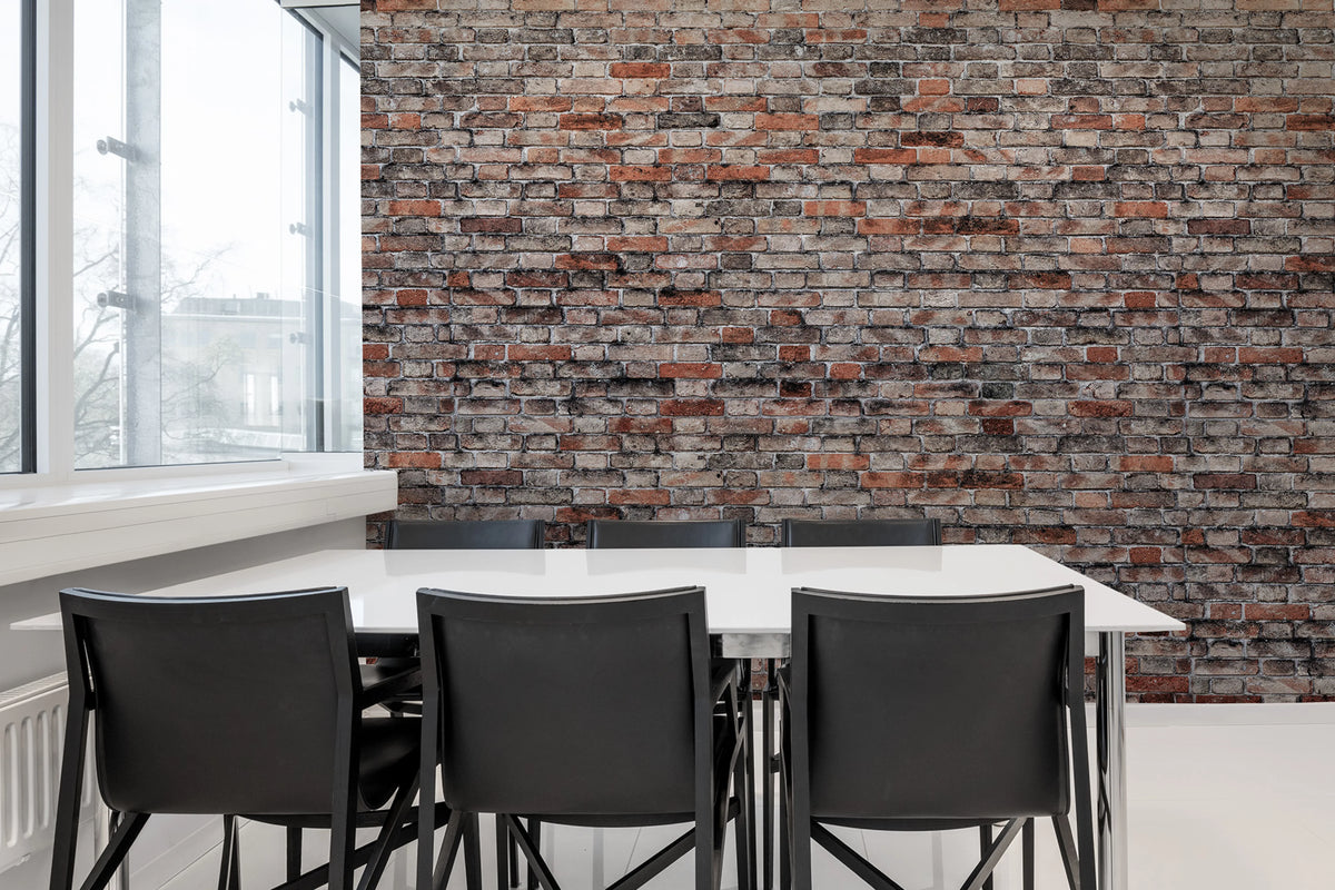 Brickwork Mural Wallpaper - room preview 04