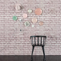 Soft Bricks, Pink Mural Wallpaper - room preview 04