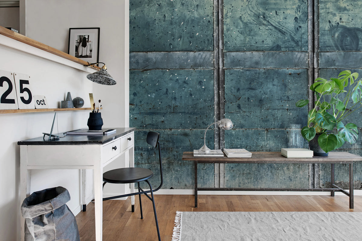 Metal Gradient Mural Wallpaper - room preview 04