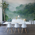 Misty Forest Mural Wallpaper - room preview 04