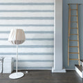 Tidemark, Blue Mural Wallpaper - room preview 04