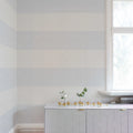Linen Border Mural Wallpaper - room preview 04