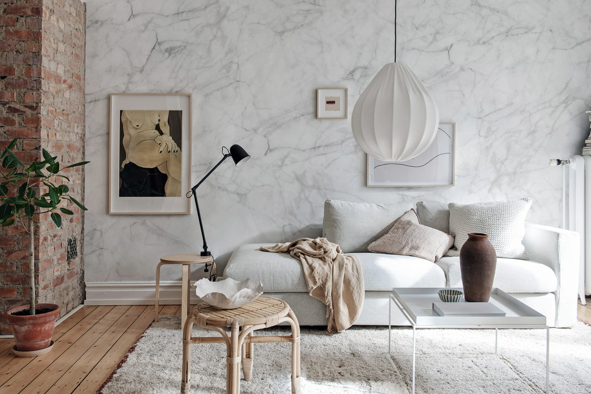 Marble Art Mural Wallpaper - room preview 04