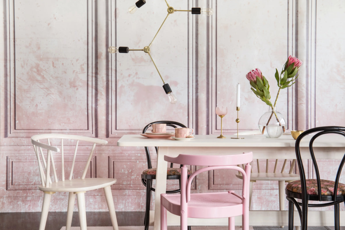 Patinated Panels Mural Wallpaper - room preview 04