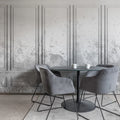 Patinated Panels, Smoke Mural Wallpaper - room preview 04