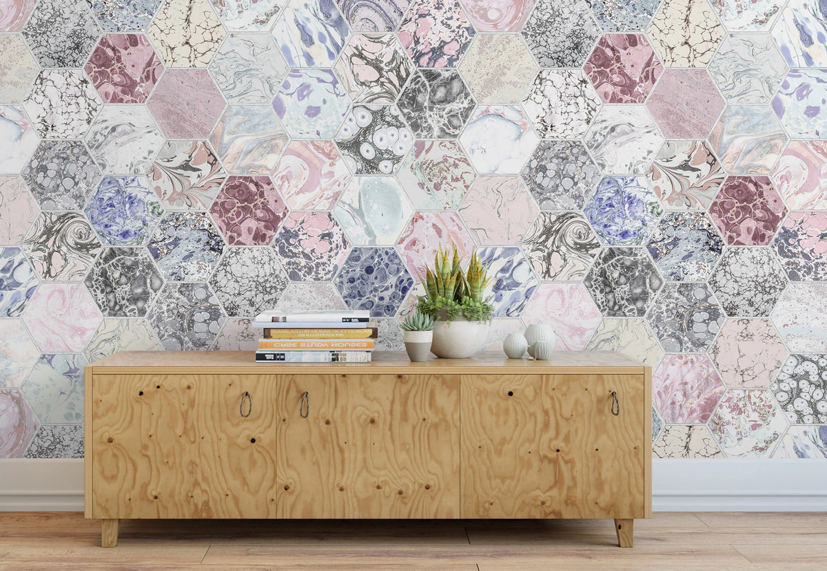 Mixed Memories Mural Wallpaper - room preview 04