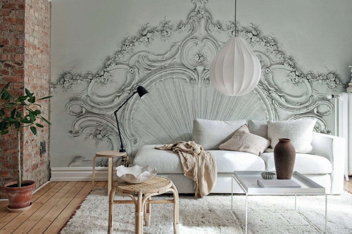 Stucco Gloria Mural Wallpaper - room preview 04