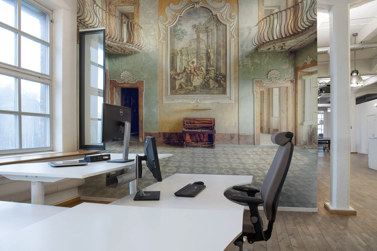 Time Traveler Mural Wallpaper - room preview 04