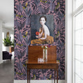 Yellow Bird, Dusk Mural Wallpaper - room preview 04